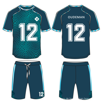2017 neue design für männer fußball jersey fußball uniform sets leer gedruckt ihren eigenen namen und logo
